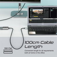 Promate MediaSplit-H2 connected to two displays
