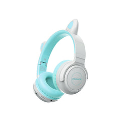 Promate Panda KidSafe Wireless Kids Headset 1000mAh Aqua-Front