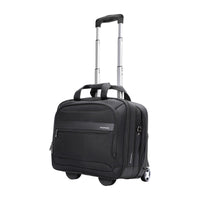 Promate Persona-TR Travel Trolley Bag 16 inch Laptop Black-Front
