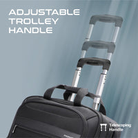 Promate Persona-TR Travel Trolley Bag 16 inch Laptop Black-Wheels