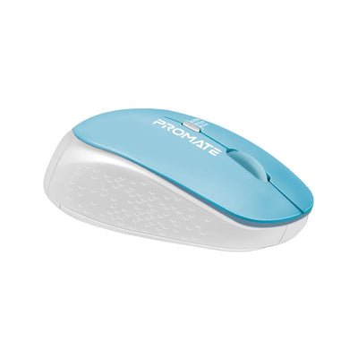 Promate Tracker Blue MaxComfort ergonomic wireless mouse - main view