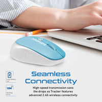 Promate Tracker Blue mouse top view