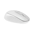 ماوس لاسلكي مريح بدقة 1600 | Promate Tracker MaxComfort Ergonomic Wireless Mouse - أبيض