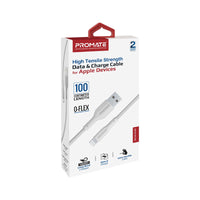 Promate XCord-Ai White high tensile strength 1m Apple cable
