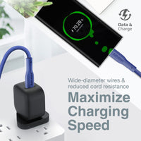 Promate XCord-CC Navy connector close-up