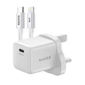 شاحن ماستر 25 واط مع كيبل 27 واط سي إلى لايتننج - أبيض | Master 25W Charger with Cable USB-C to Lightning 27W - White