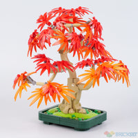 LEGO Botanicals Japanese Red Maple Bonsai Tree 10348 - built model front