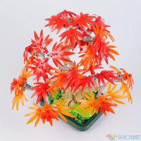 LEGO Botanicals Japanese Red Maple Bonsai Tree 10348 - leaf detail