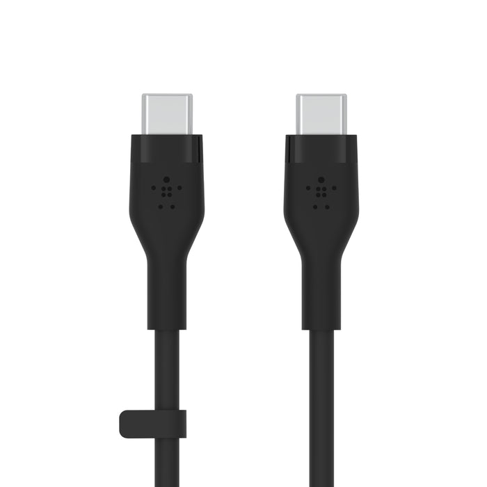 كيبل بيلكن BoostCharge تايب سي الى تايب سي بقدرة شحن 60 واط وطول 1 متر | Belkin BoostCharge Flex USB-C to USB-C Cable 60W 1M