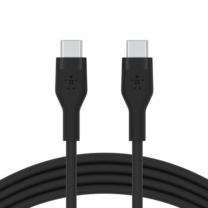 Belkin BoostCharge Flex USB-C bo USB-C Cable 60W 1M - Kabloya USB-C bo USB-C bi teknolojiya BoostCharge, hêza 60W, dirêjahiya 1 metreyî