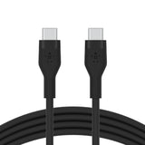 Belkin BoostCharge Flex USB-C bo USB-C Cable 60W 1M - Kabloya USB-C bo USB-C bi teknolojiya BoostCharge, hêza 60W, dirêjahiya 1 metreyî