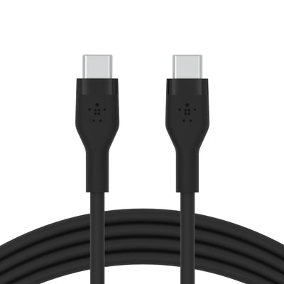 كيبل بيلكن BoostCharge تايب سي الى تايب سي بقدرة شحن 60 واط وطول 1 متر | Belkin BoostCharge Flex USB-C to USB-C Cable 60W 1M