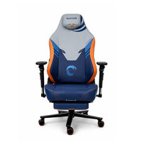 Master Gaming Chair 5D Armrest Metal Base Blue-Front