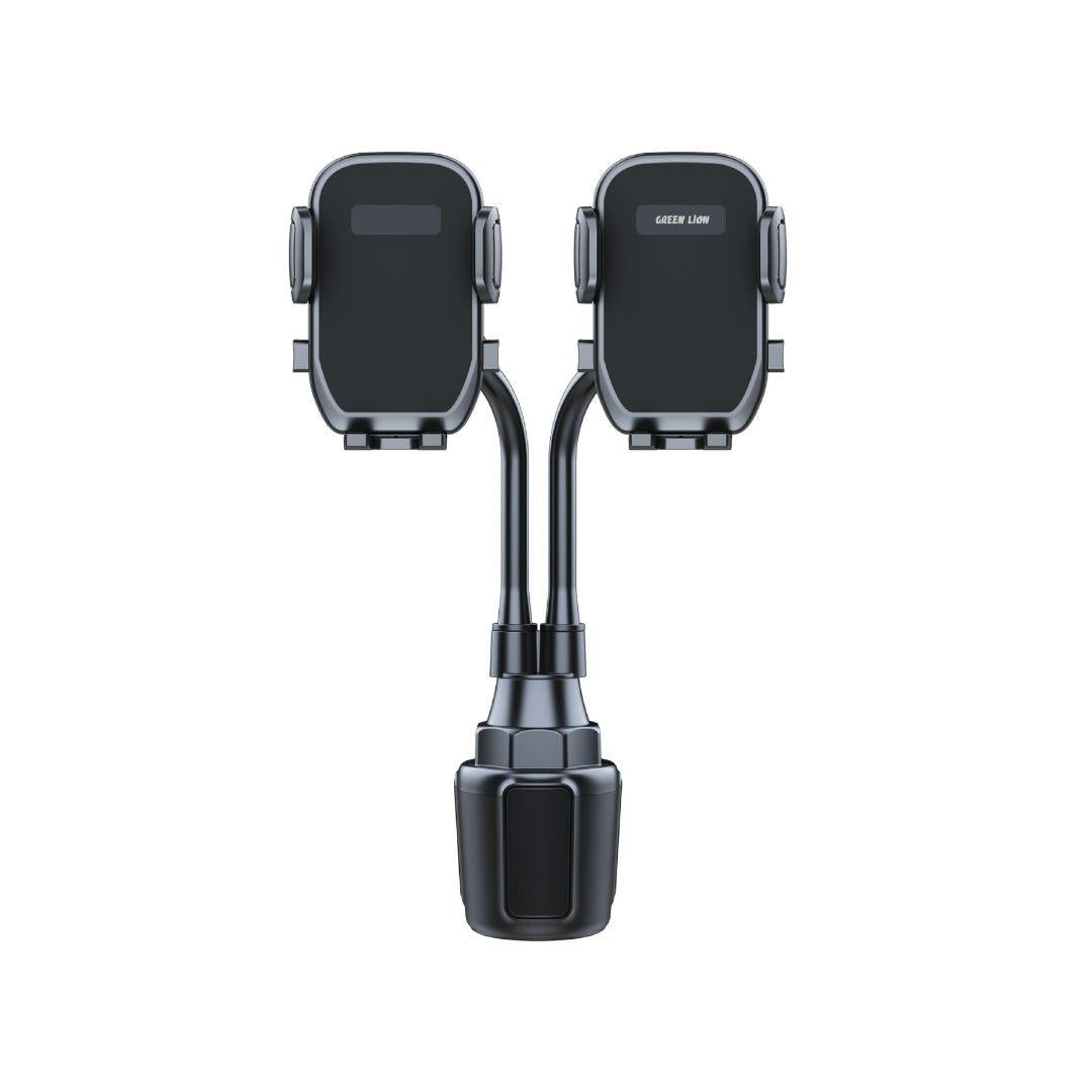 حامل جرين لايون دوال درايف للهاتف في السيارة - أسود | Green Lion Dual Drive Universal Car Phone Holder - Black