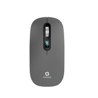 Master Wireless Mouse 1600 DPI Battery Display Black-Front