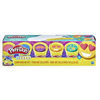 Play-Doh Color Me Happy 5-Pack F4715 - contents