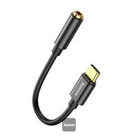 Baseus Type-C to 3.5mm Audio Adapter L54 Black | محول بيسوس من Type-C إلى 3.5mm أسود
