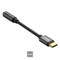 Baseus Type-C to 3.5mm Audio Adapter L54 Black | محول بيسوس من Type-C إلى 3.5mm أسود
