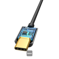 Baseus Type-C to 3.5mm Audio Adapter L54 Black | محول بيسوس من Type-C إلى 3.5mm أسود