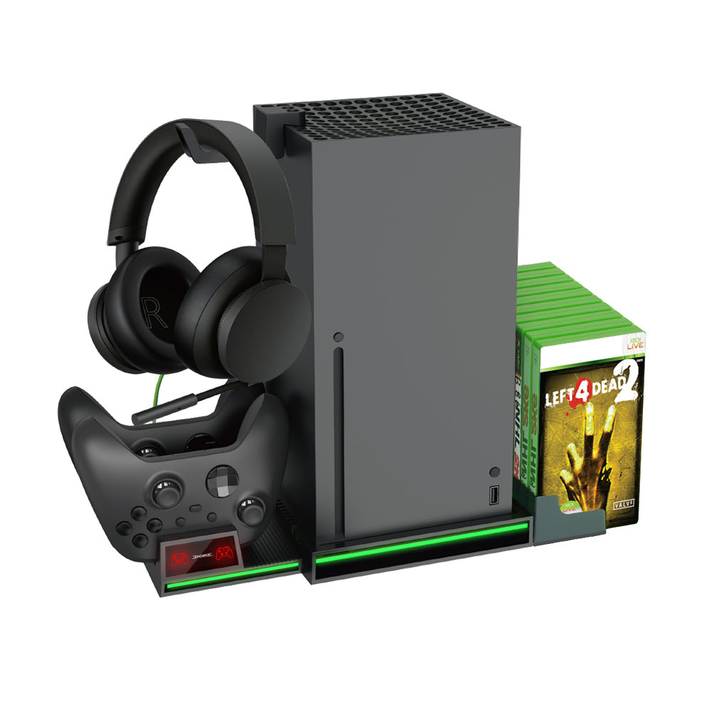 Dobe - Multifunctional Charging Dock - For Xbox Series X - Black | قاعدة شحن متعددة الوظائف - دوبي - لجهاز اكس بوكس سيريس اكس - أسود