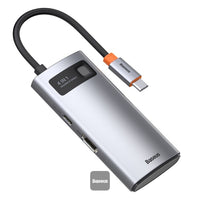 Baseus USB C Hub 4 in 1 Docking Station Adapter with 4K HDMI for MacBook Pro - محول بيسوس 4 في 1 مع HDMI 4K