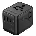 محول وشاحن سفر عالمي 7 في 1 بقدرة 70 واط من راف باور RP-PC1093 | RAVPower RP-PC1093 70W 7-in-1 Universal Travel Adapter