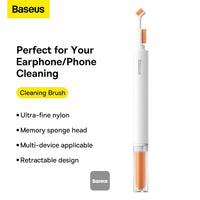 Baseus Cleaning Brush Deep Cleaning with Dual-Brush - فرشاة تنظيف عميق مزدوجة للسماعات