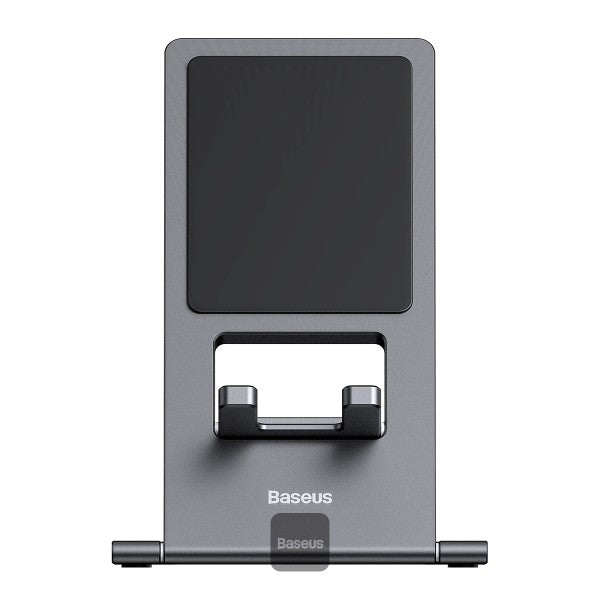 Baseus Foldable Metal Desktop Holder Grey - حامل مكتب بيسوس معدني قابل للطي رمادي