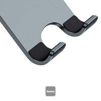 Baseus Foldable Metal Stand (Phone) Grey - حامل بيسوس معدني قابل للطي (للهاتف) رمادي