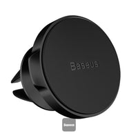 Baseus Small Ears Magnetic Bracket (Air Outlet) Black | حامل بيسوس مغناطيسي للسيارة أسود