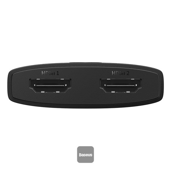 محول Baseus AirJoy 2 في 1 HDMI أسود - Baseus AirJoy 2-in-1 HDMI Switch Black