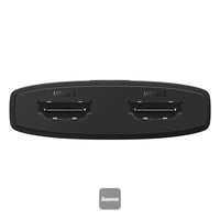 محول Baseus AirJoy 2 في 1 HDMI أسود - Baseus AirJoy 2-in-1 HDMI Switch Black