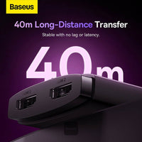 محول Baseus AirJoy 2 في 1 HDMI أسود - Baseus AirJoy 2-in-1 HDMI Switch Black