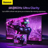 محول Baseus AirJoy 2 في 1 HDMI أسود - Baseus AirJoy 2-in-1 HDMI Switch Black