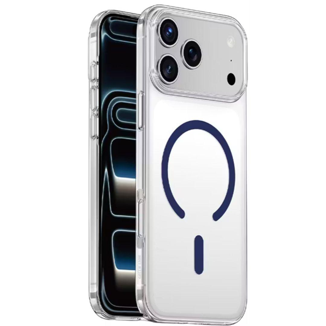جراب جرين ليون كورال ديلجادو لهاتف آيفون 17 برو ماكس – أزرق | Green Lion Coral Delgado Case for iPhone 17 Pro Max - Blue