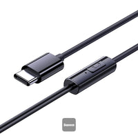 Baseus Encok CZ11 Wired Earphones Black - سماعات بيسوس السلكية