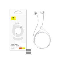 سماعات Baseus Encok CZ11 السلكية - أبيض | Baseus Encok CZ11 Wired Earphones White
