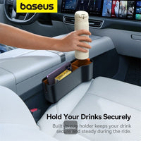 Baseus OrganizeFun Car Console Organizer Black - منظم كونسول سيارة بيسوس أورجنايز فن أسود