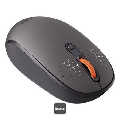 ماوس باسيوس F01B لاسلكي ثلاثي الوضع رمادي - Baseus F01B Tri-Mode Wireless Mouse Gray