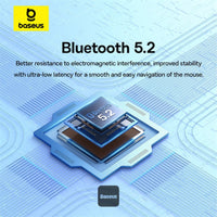 Baseus F02 Wireless Mouse (No Battery) Black - ماوس بيسوس F02 لاسلكي بدون بطارية أسود