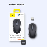 Baseus F02 Wireless Mouse (No Battery) Black - ماوس بيسوس F02 لاسلكي بدون بطارية أسود