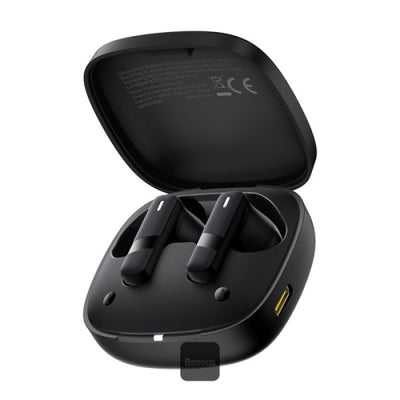 Baseus Bowie E20 TWS Earphones Black - سماعات بيسوس بوي E20 لاسلكية سوداء