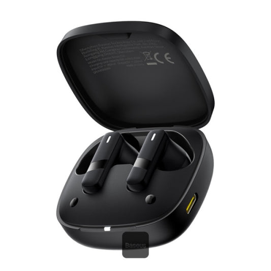Baseus Bowie E20 TWS Earphones Black - سماعات بيسوس بوي E20 لاسلكية سوداء