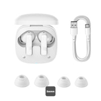 سماعات بيسوس بوي E20 لاسلكية TWS بيضاء | Baseus Bowie E20 TWS Earphones White