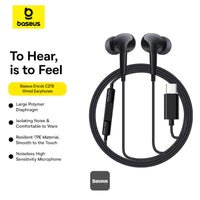 Baseus Encok CZ18 Type-C Wired Earphone سماعة بيسوس إنكوك