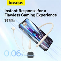Baseus Bowie P1 Neckband Earphones White - سماعات بيسوس بوي P1 نيك باند أبيض