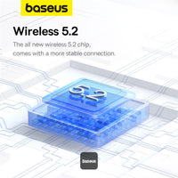 Baseus Bowie P1 Neckband Earphones White - سماعات بيسوس بوي P1 نيك باند أبيض
