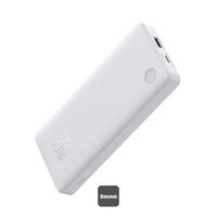 باور بانك Baseus Airpow Lite 10000mAh للشحن السريع 15 واط مع منفذ Type-C ومنفذ USB-A - أسودBaseus Airpow Lite 10000mAh Fast Charge Power Bank 15W With Type-C and USB-A Port - Black