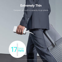 باور بانك Baseus Airpow Lite 10000mAh للشحن السريع 15 واط مع منفذ Type-C ومنفذ USB-A - أسودBaseus Airpow Lite 10000mAh Fast Charge Power Bank 15W With Type-C and USB-A Port - Black