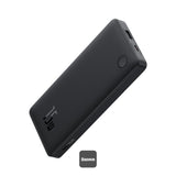 باور بانك Baseus Airpow Lite 10000mAh للشحن السريع 15 واط مع منفذ Type-C ومنفذ USB-A - أسودBaseus Airpow Lite 10000mAh Fast Charge Power Bank 15W With Type-C and USB-A Port - Black